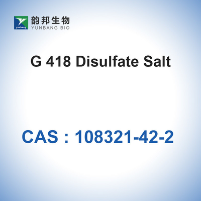 Blanco de la sal de CAS 108321-42-2 G418 Geneticin Disulfate apagado a blanco