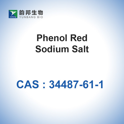 CAS 34487-61-1 grado AR soluble en agua salada del sodio del rojo de fenol biológico