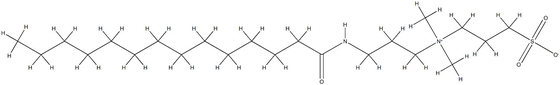 Propanesulfonate bioquímico el reactivo ASB-14 3 [N, de CAS 216667-08-2 ammonio N-Dimethyl (3-myristoylaminopropyl)]