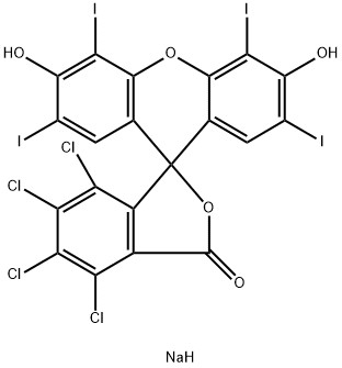 Sal de sodio de rosa bengalí CAS 632-69-9