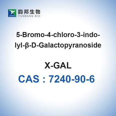 Glucósido X-GAL CAS 7240-90-6 5-Bromo-4-Chloro-3-Indolyl-Beta-D-Galactoside