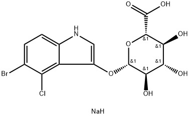 CAS 129541-41-9 5-bromo-4-cloro-3-indolil-beta-D-glucuronuro Sal de sodio,X-GlcA/X-gluc